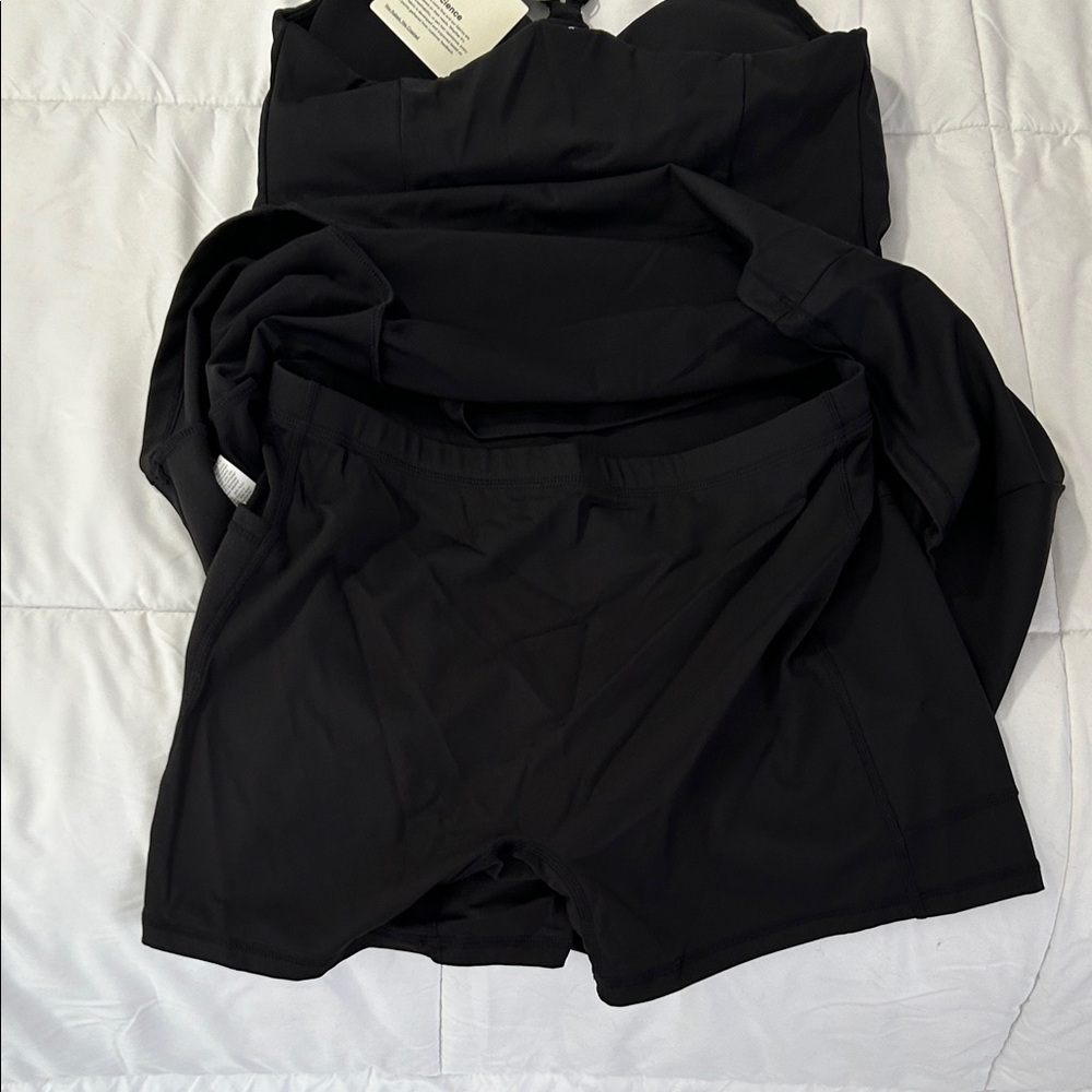 Halara Racerback Black Dress - Picture 4 of 7